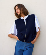 Zipped Gilet