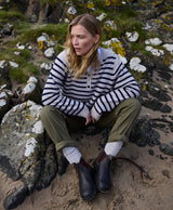 Striped Maggie Crewneck