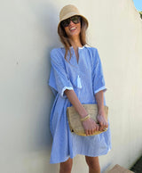 Grecian Shirt Dress