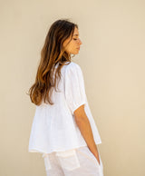 Flora Cheesecloth Blouse