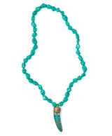 The Long stone Horn necklace