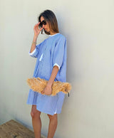 Grecian Shirt Dress