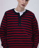 Striped Maggie Crewneck