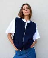 Zipped Gilet