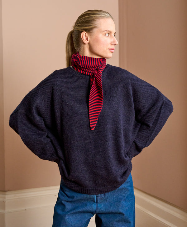 Striped Cashmere Neck Tie