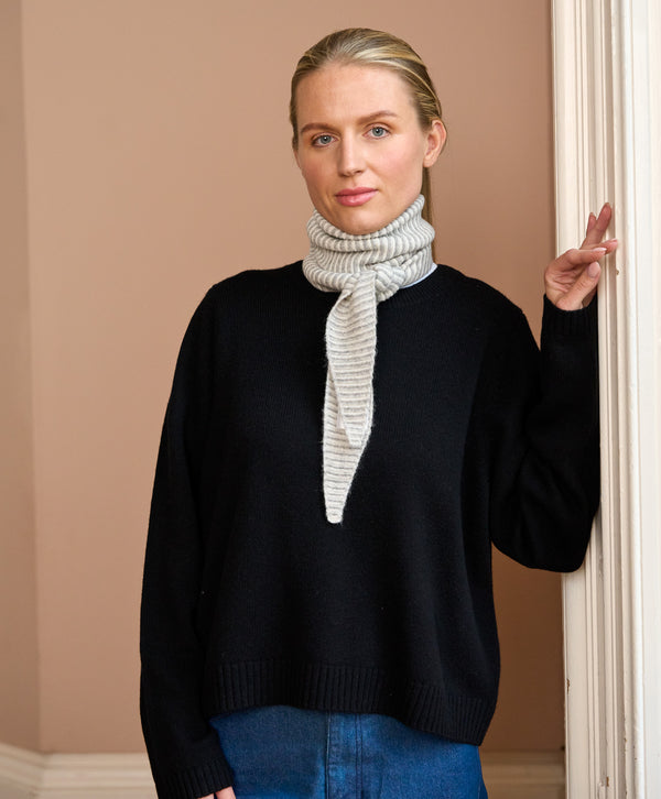 Striped Cashmere Neck Tie
