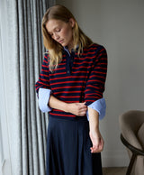 Striped Maggie Crewneck