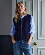Zipped Gilet