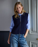 Zipped Gilet