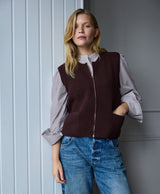 Zipped Gilet