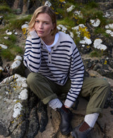 Striped Maggie Crewneck