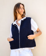 Zipped Gilet