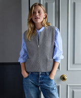 Zipped Gilet