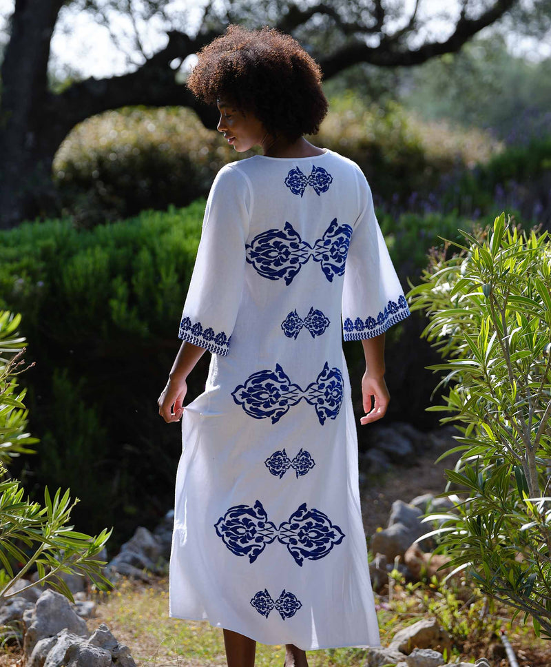 Athena Embroidery Kaftan