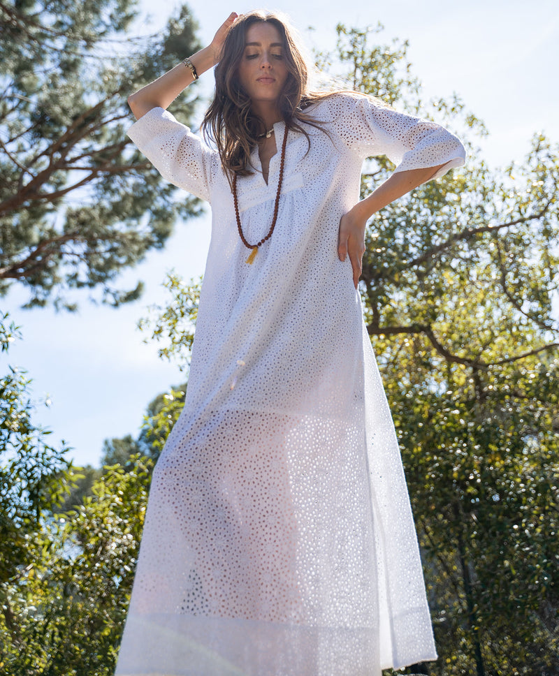 Embroidery Anglaise Dress