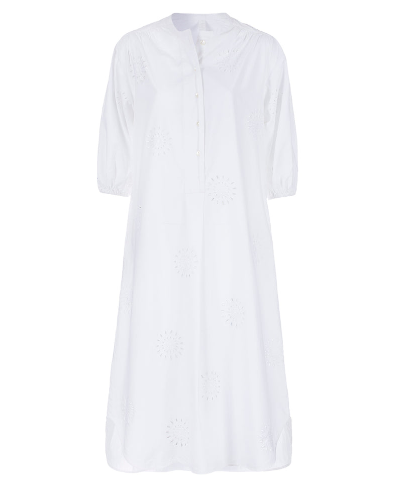 Embroidery Poplin Anglaise Dress