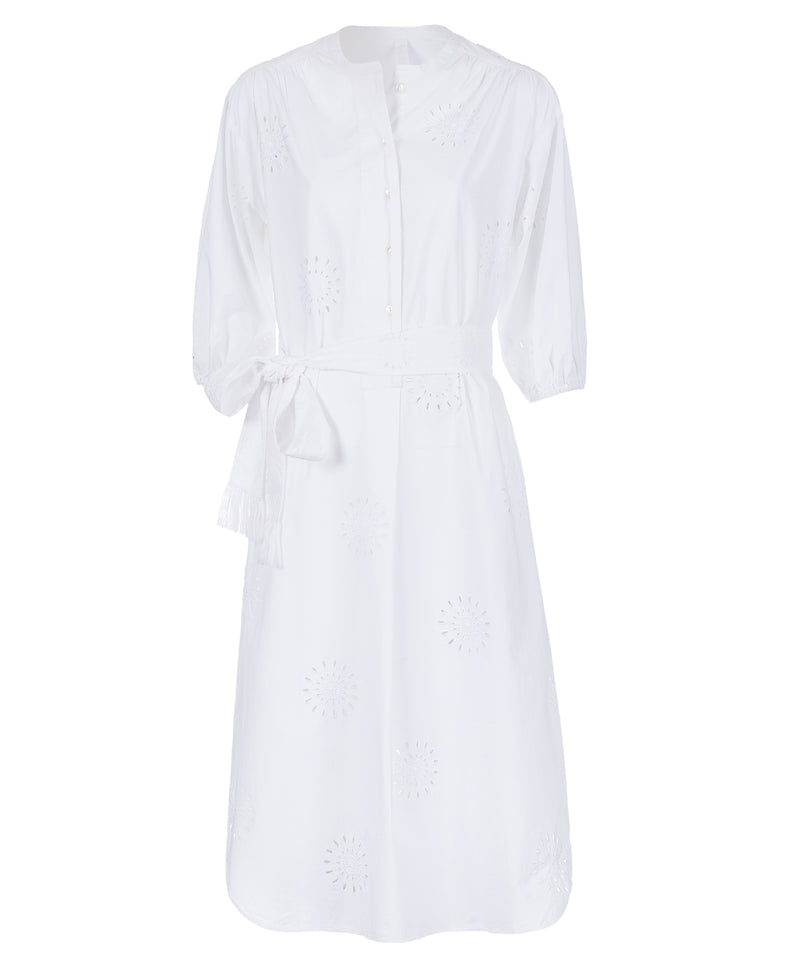 Embroidery Poplin Anglaise Dress