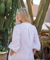 Embroidery Poplin Anglaise Dress