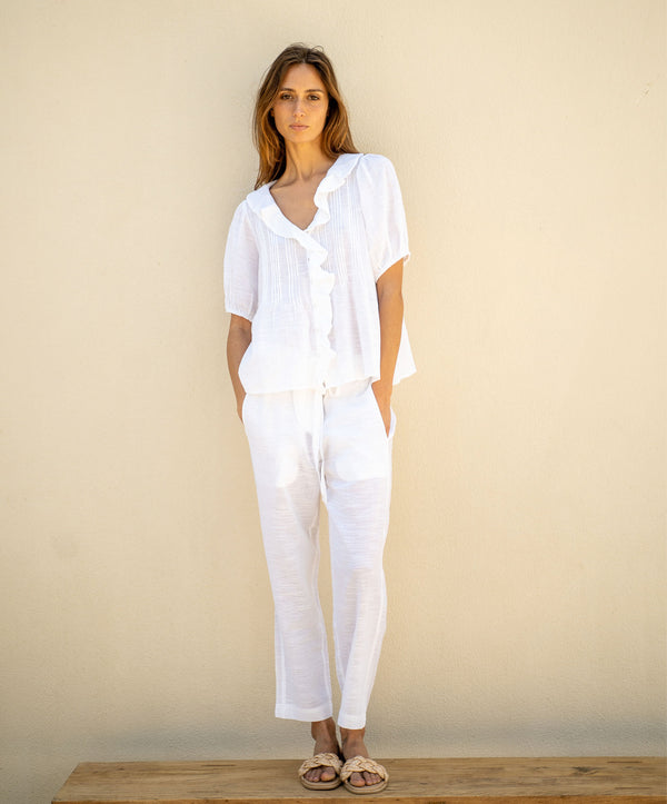 Flora Cheesecloth Blouse