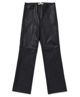 Suzie Stretch Leather Kick Flare
