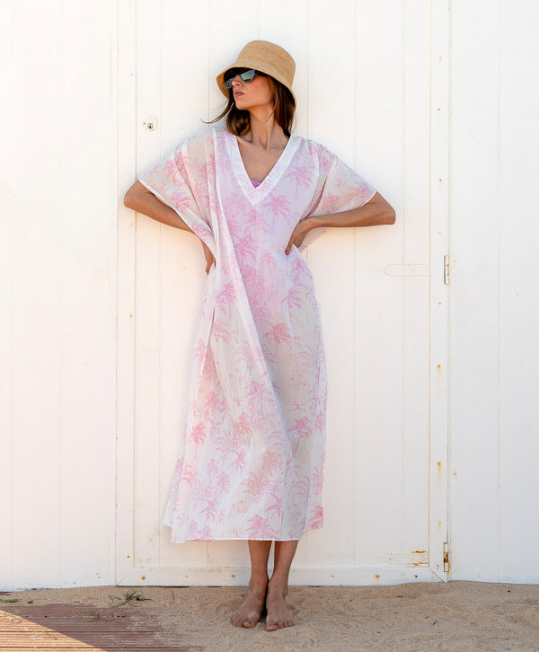 White Pink Jasmine Dress | Dresses | Clothing