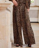 Leopard Palazzo Trouser