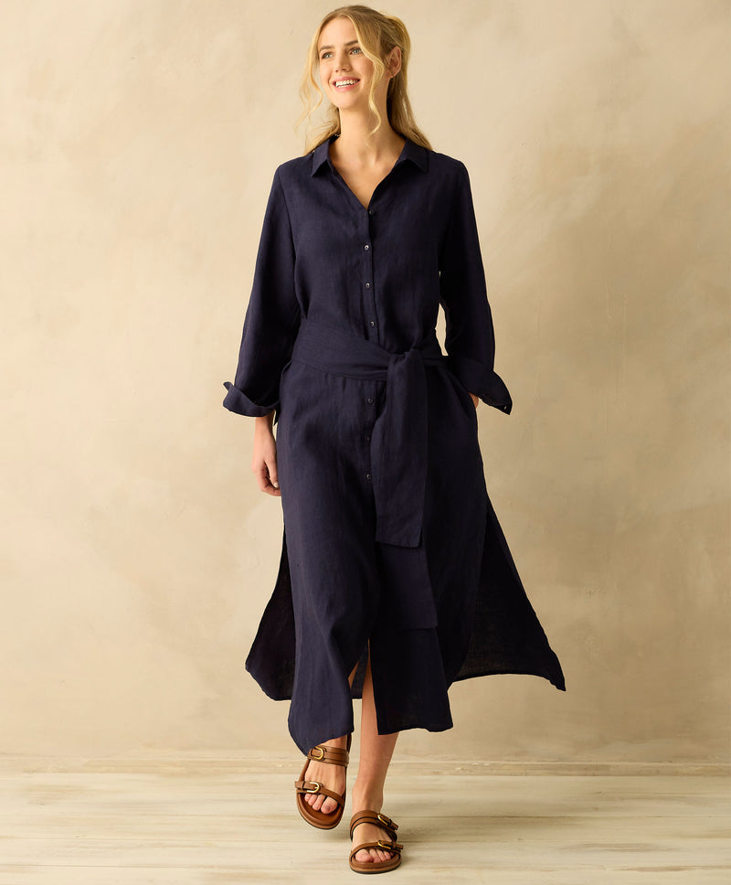 Nicola Linen Shirt Dress