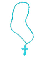Turquoise cross necklace
