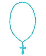 Turquoise cross necklace