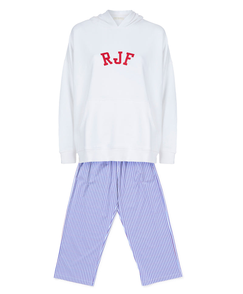 June Pyjama Varsity Personalised Hoodie Set
