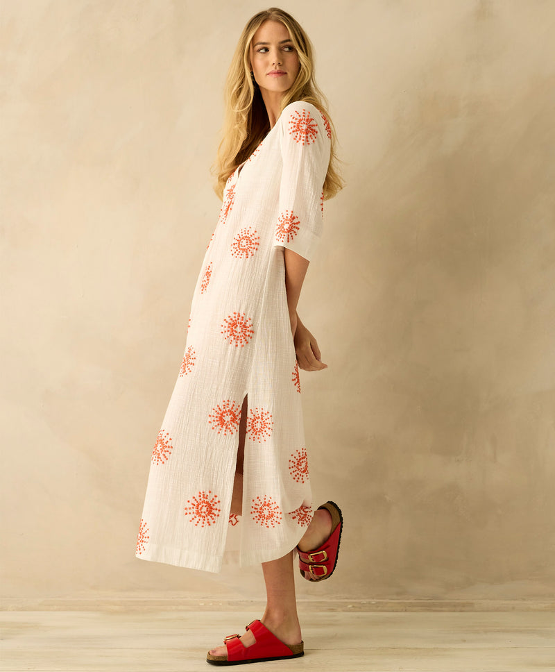Sun Cheesecloth Dress