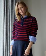 Striped Maggie Crewneck