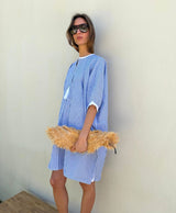 Grecian Shirt Dress