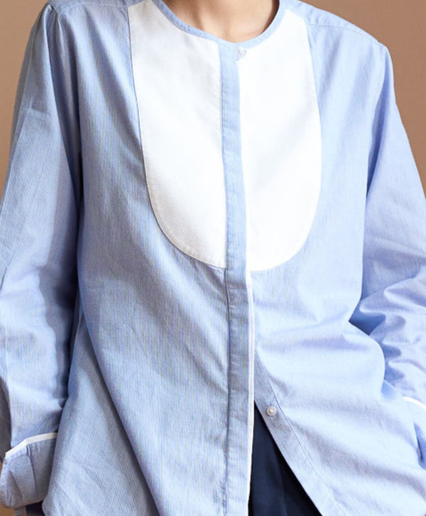 Striped Bib Shirt