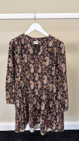 8 - SAMPLE SALE PAISLEY SHIRT TUNIC - MEDIUM