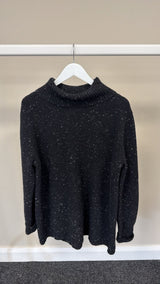65- SAMPLE SALE BLACK SWEATER SMALL