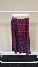 102 - SAMPLE SALE TARTAN SKIRT MEDIUM