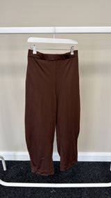 111 - SAMPLE SALE BROWN TROUSERS MEDIUM