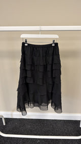 196 - SAMPLE SALEBLACK RARA SKIRT MEDIUM