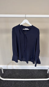 203 - SAMPLE SALE NAVY BLOUSE SMALL
