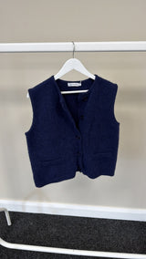 220- SAMPLE SALE NAVY TANK MEDIUM