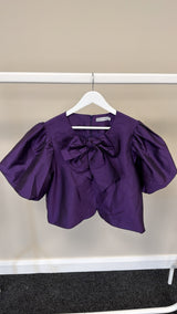 228- SAMPLE SALE PURPLE TOP MEDIUM