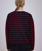 Striped Maggie Crewneck