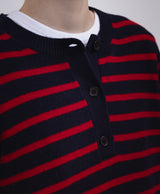 Striped Maggie Crewneck