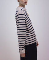 Striped Maggie Crewneck