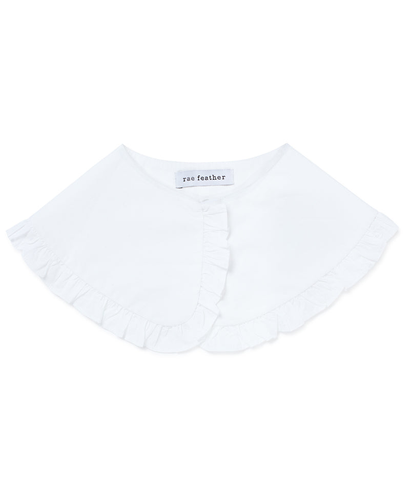 rae feather womens classic white cotton collar