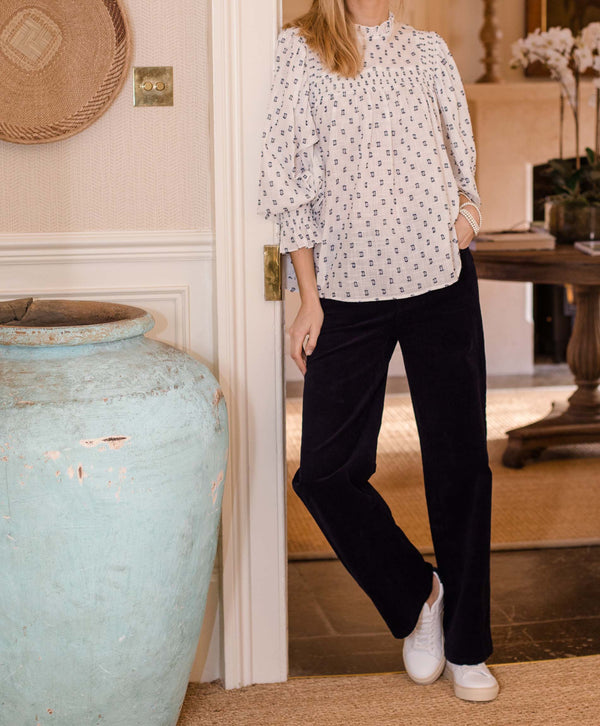 Corduroy Wide Leg Pant