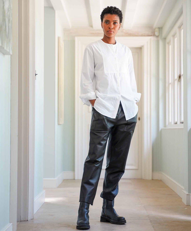Leather Relaxed Pant