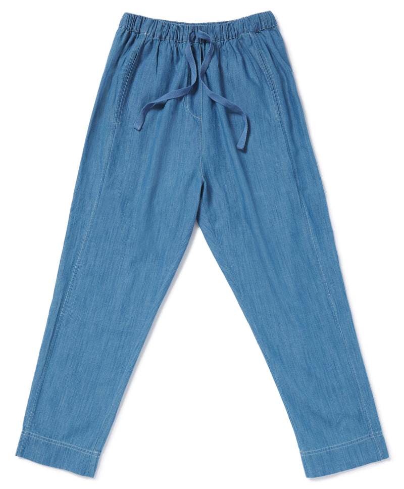Chambray Cotton Pant