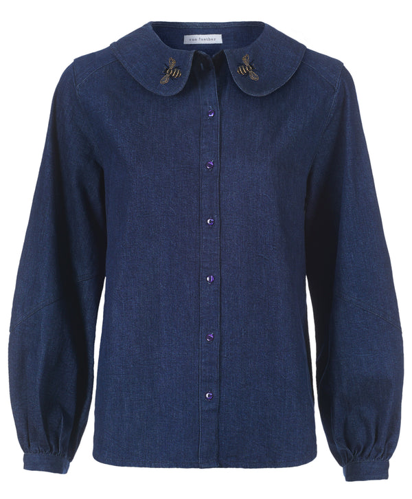 Embroidery Denim Shirt
